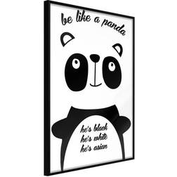 Arkiio Affisch Be Like a Panda [Poster] 30x45 Poster